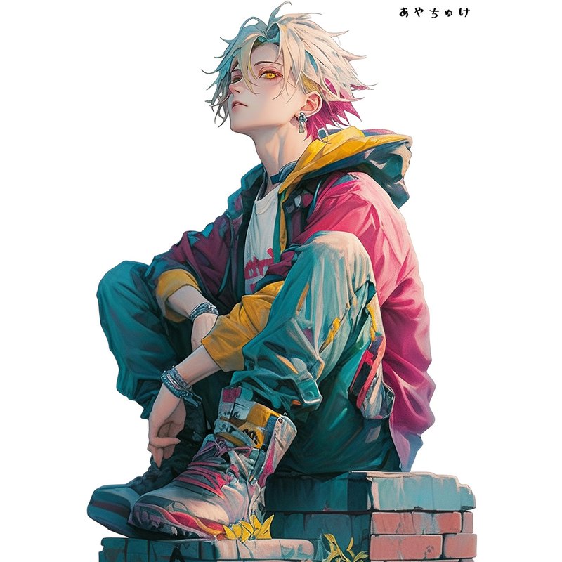 【12月新品5】07-106-0142 人物贴纸 缤纷色彩 - 贴纸 - 纸 