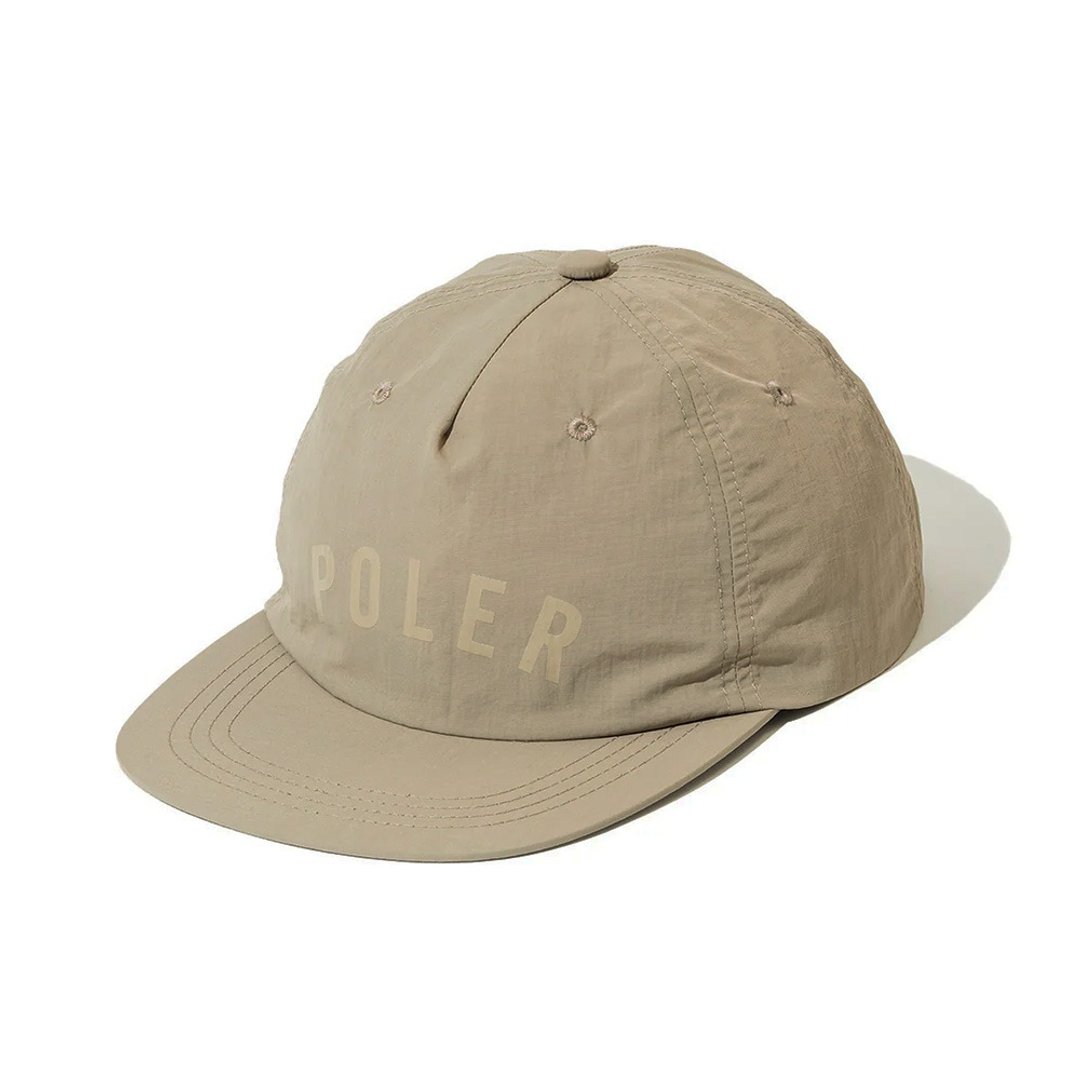 日本限定POLER STATE NYLON CAP 风格尼龙帽 / 米 - 帽子 - 尼龙 卡其色