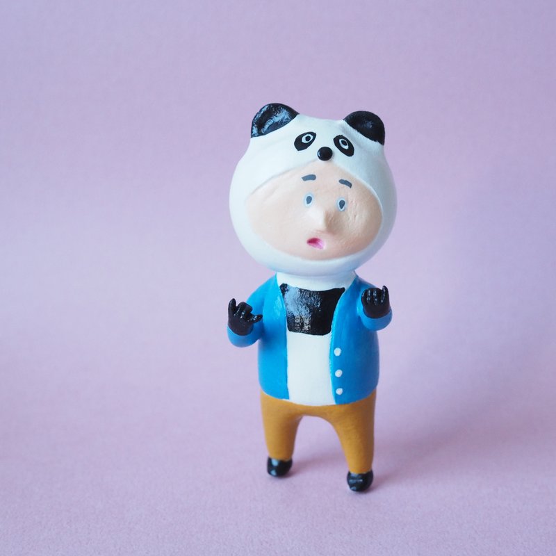 男孩赫拉克勒斯 - 玩偶/公仔 - 粘土 白色