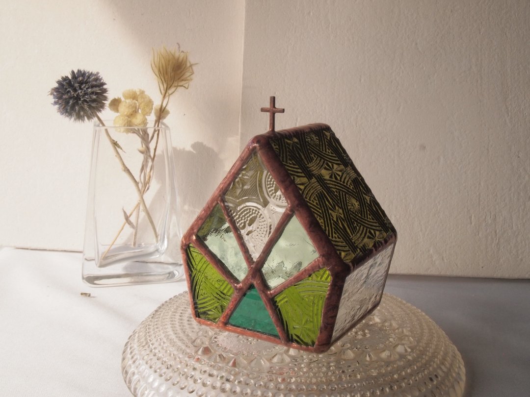 CELTIK Church LED candle holder - 灯具/灯饰 - 玻璃 绿色