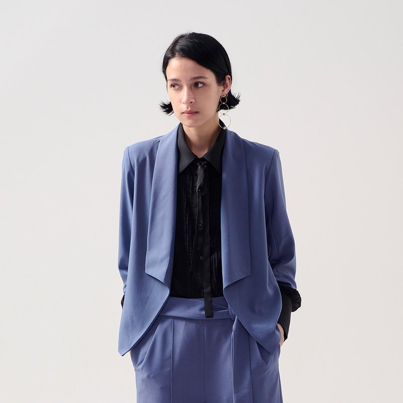AVVJOY | 垂坠感简约西装外套宽松七分袖 - 女装西装外套/风衣 - 其他材质 