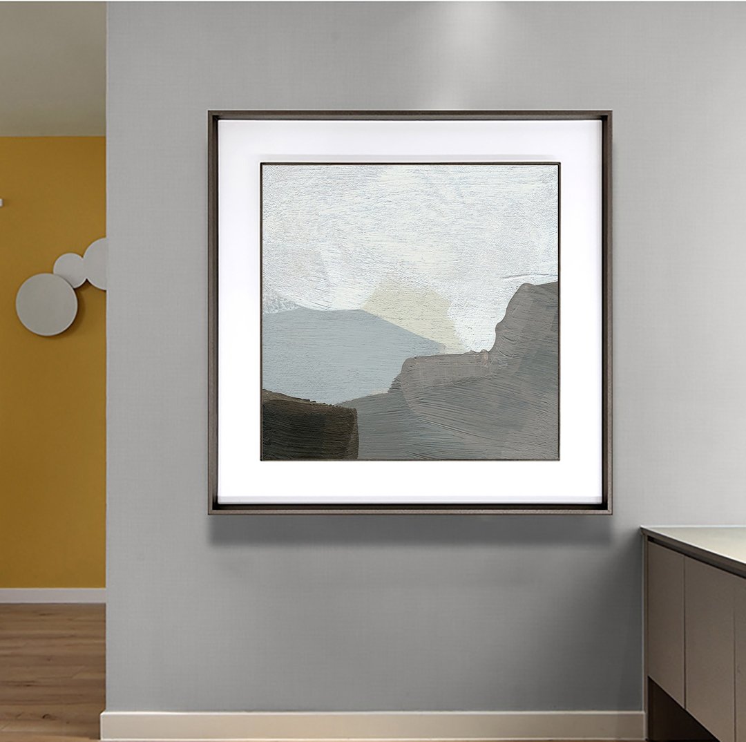 几何色块 | d | 艺术微喷 | 挂画 | 特色装裱 - 海报/装饰画/版画 - 木头 