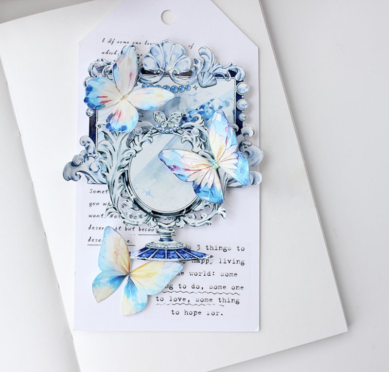 镜花碎月 PET 紙膠帶 10米卷 - 纸胶带 - 其他材质 多色