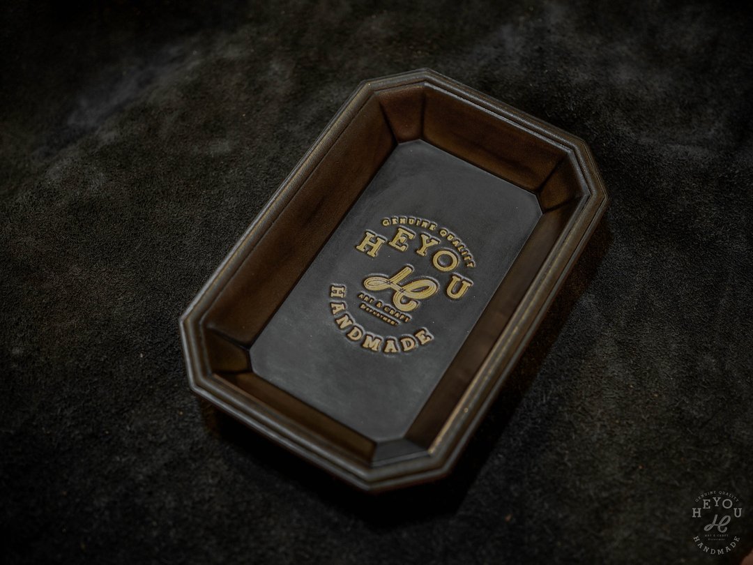 Leather Tray 皮革置物盘 墨绿色 - 收纳用品 - 真皮 多色