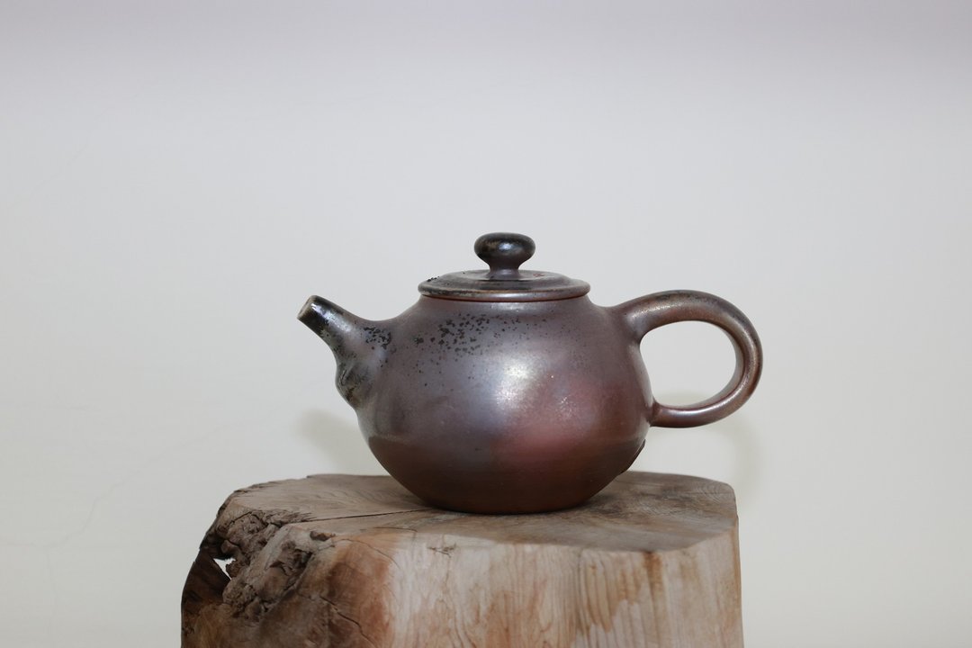 柴烧正把茶壶/200ml/泷间拾光 - 茶具/茶杯 - 陶 