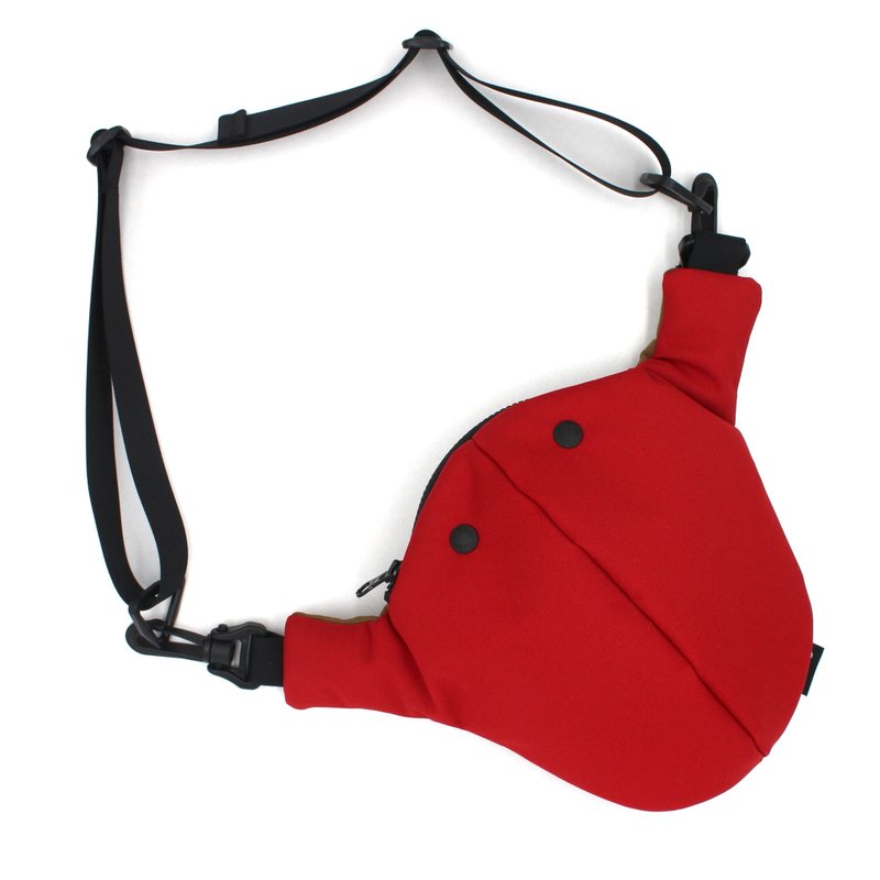 小动物中型随身包 - 侧背包/斜挎包 - 聚酯纤维 红色