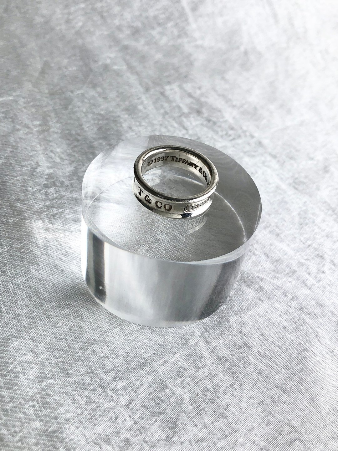 【日本直送，品牌二手包装】Tiffany&Co.蒂芬妮窄款戒指 SILVER925银复古 85gr7t - 戒指 - 纯银 银色