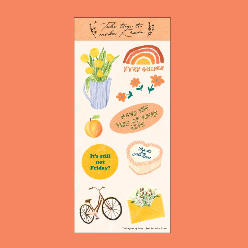 It's still not Friday? stickers - 贴纸 - 纸 多色