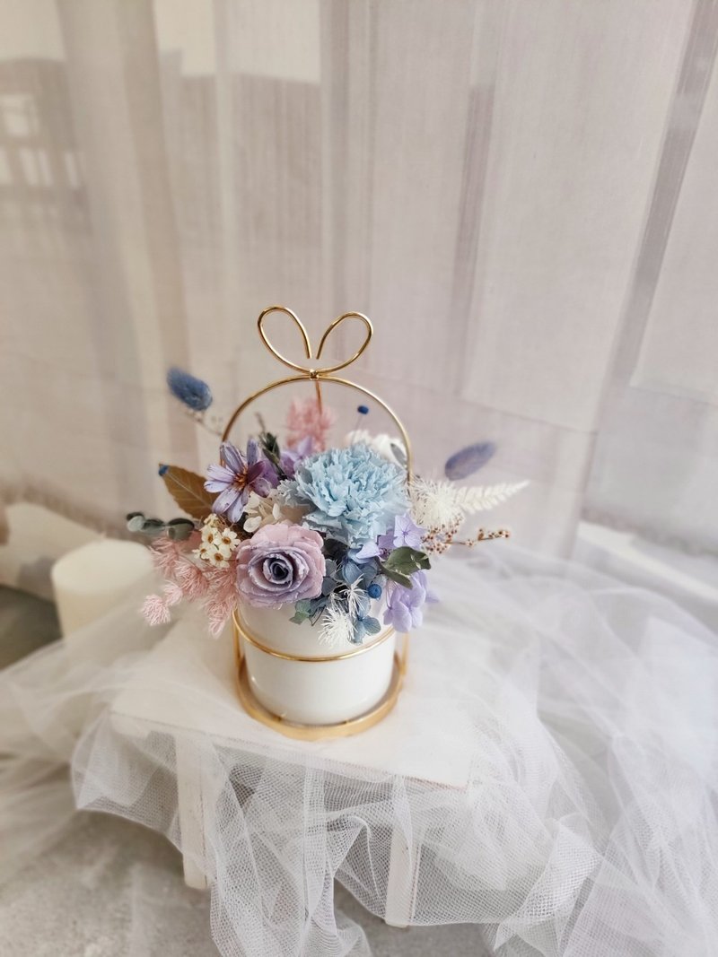 【一人成班】花艺课程-手提花礼 永生桌花盆花 - 植栽 - 植物．花 