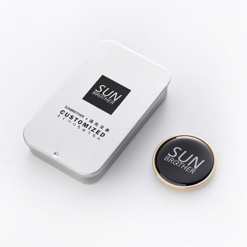 定制化/高尔夫球标-金属筹码款SunBrother孙氏兄弟 - 运动配件 - 不锈钢 