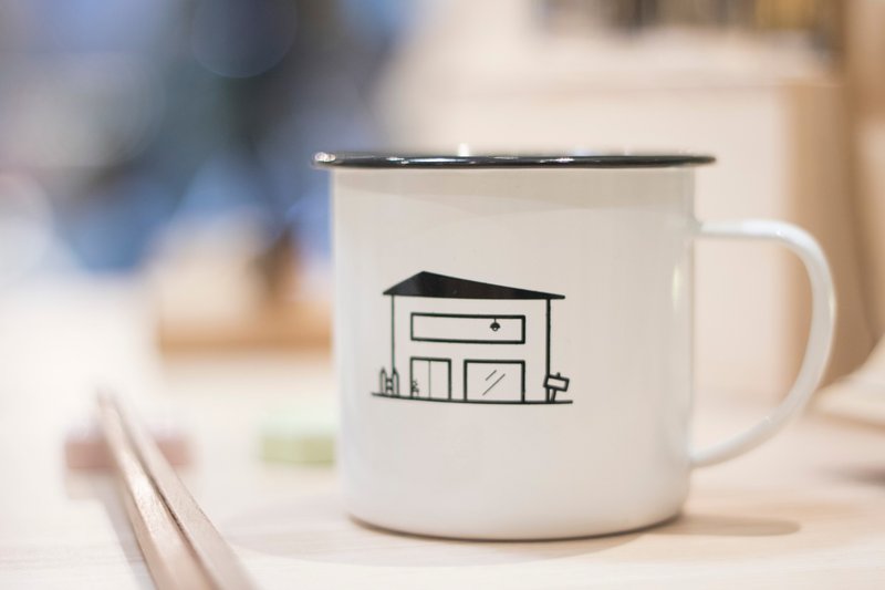 小日子 经典珐琅杯 - 咖啡杯/马克杯 - 珐琅 白色