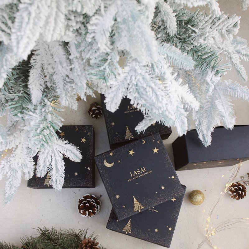 | 圣诞礼盒 香氛沐浴圣诞包装 |  身体洁肤露 身体乳 350ml LASAI - 其他 - 浓缩/萃取物 