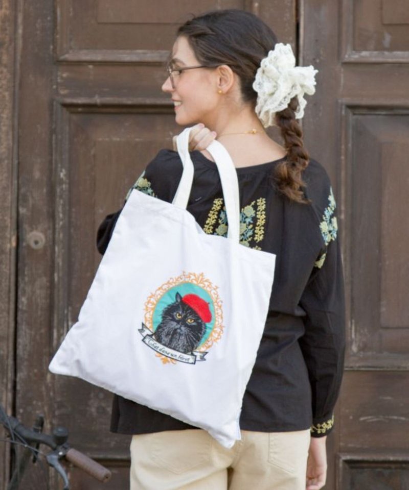 【热门预购】猫咪浮雕托特包 (3色) LCEP6104 - 手提包/手提袋 - 其他材质 