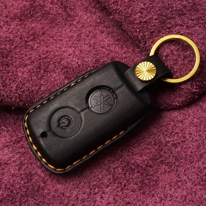 YAMAHA X-MAX N-MAX 山叶机车 重机 钥匙皮套 智慧型钥匙皮套 - 钥匙链/钥匙包 - 真皮 黑色