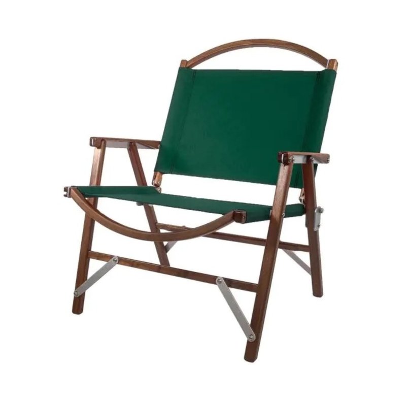 Kermit Walnut Chair 国际版胡桃木克米特椅(森林绿) 户外折叠椅 - 露营用品 - 木头 绿色
