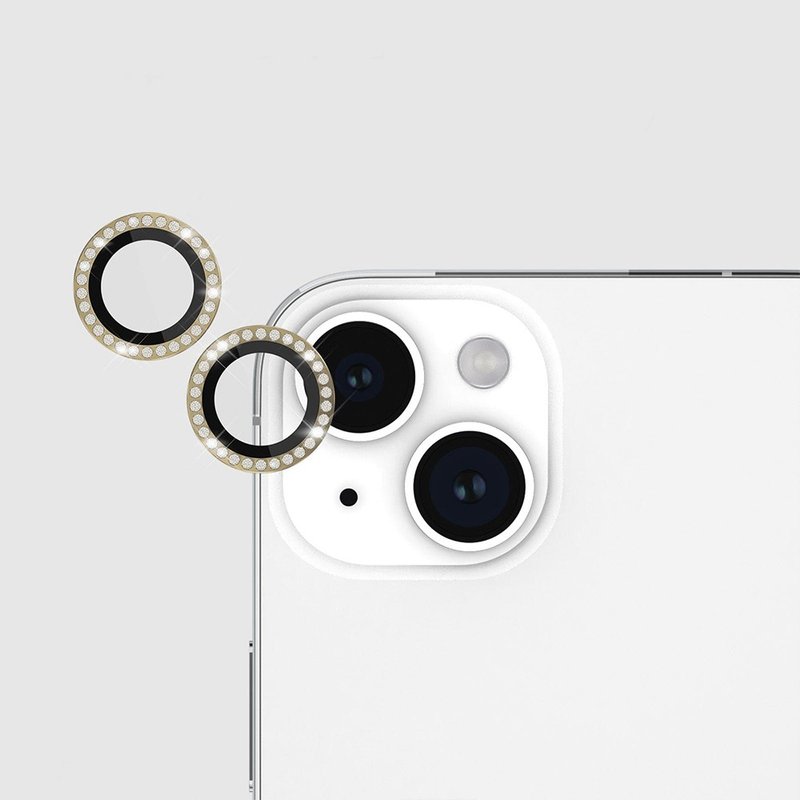 【kate spade】iPhone 15 / iPhone 15 Plus 镜头晶钻贴 - 平板/电脑保护壳 - 玻璃 透明