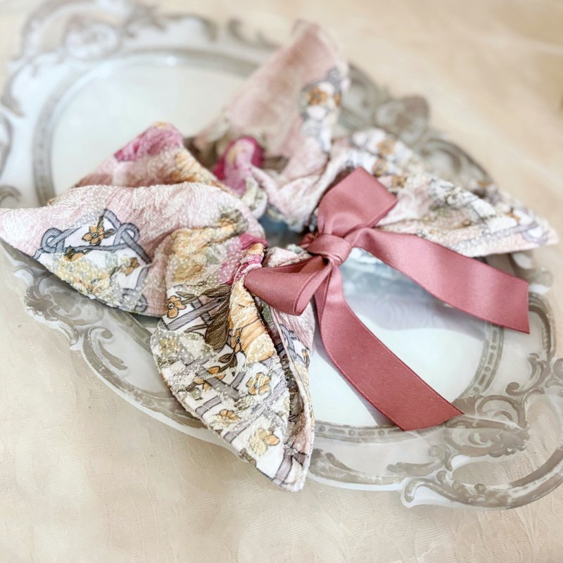 方形大肠圈/ 发圈 方巾 方型 肠圈 大肠发圈 发束 发绳 肠圈 - 发饰 - 其他材质 红色