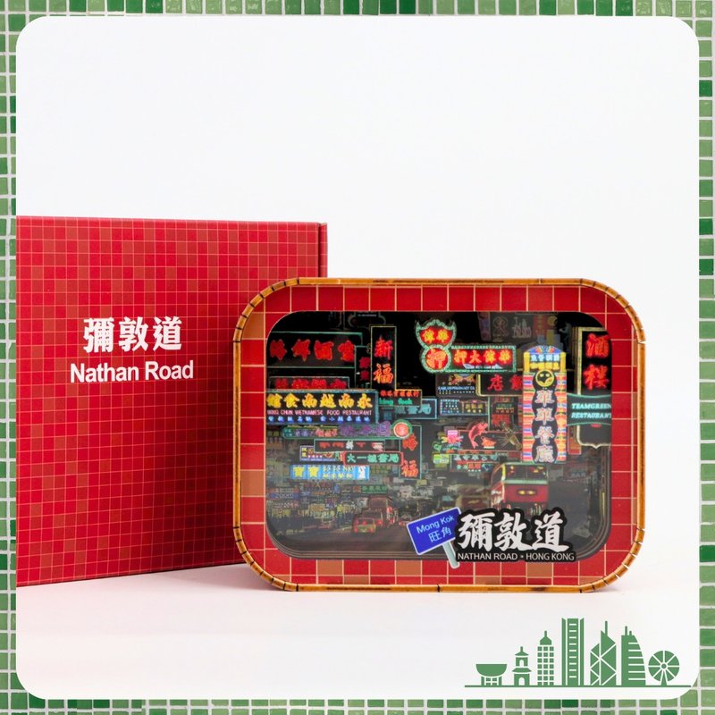 香港景点小夜灯 - 弥敦道 创意 - 灯具/灯饰 - 木头 红色