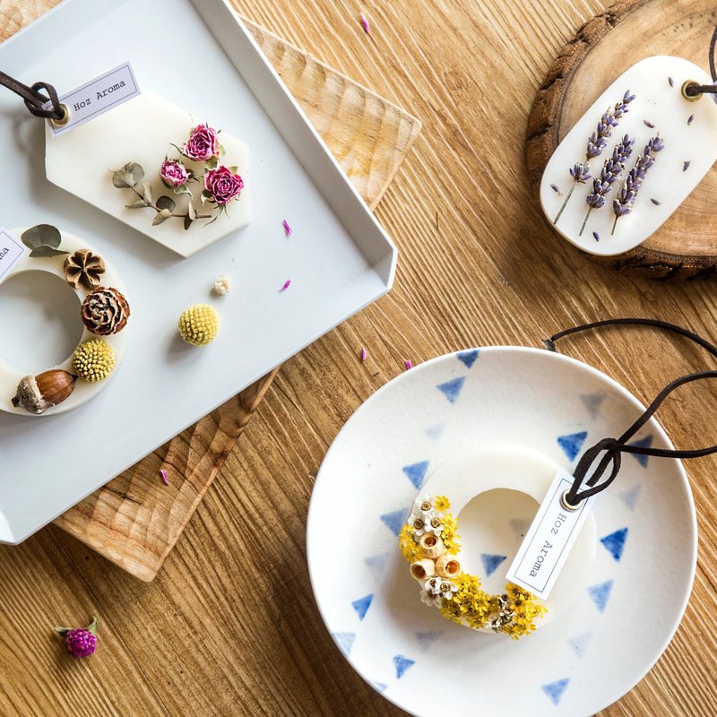 6 月・禾日香氛生活・夏日花卉 自然系香氛砖 - 蜡烛/香氛 - 精油 