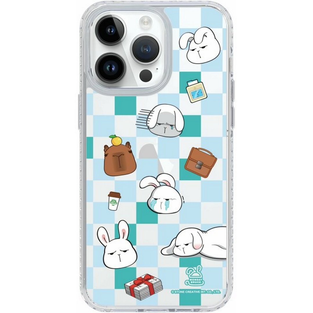 布鲁斯 摆烂了 iPhone16 Samsung S25气垫标准防摔镜面手机壳 - 手机壳/手机套 - 塑料 多色