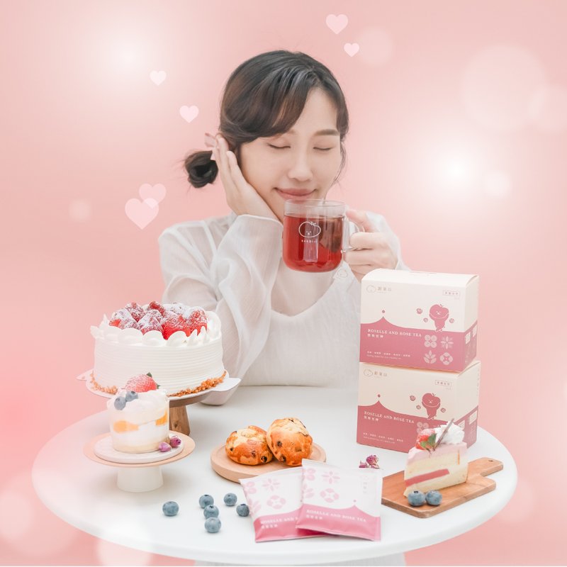 亮颜好气色【完玫女神-洛神玫瑰花茶】无咖啡因轻养茶 - 溡菓以 - 茶 - 植物．花 粉红色