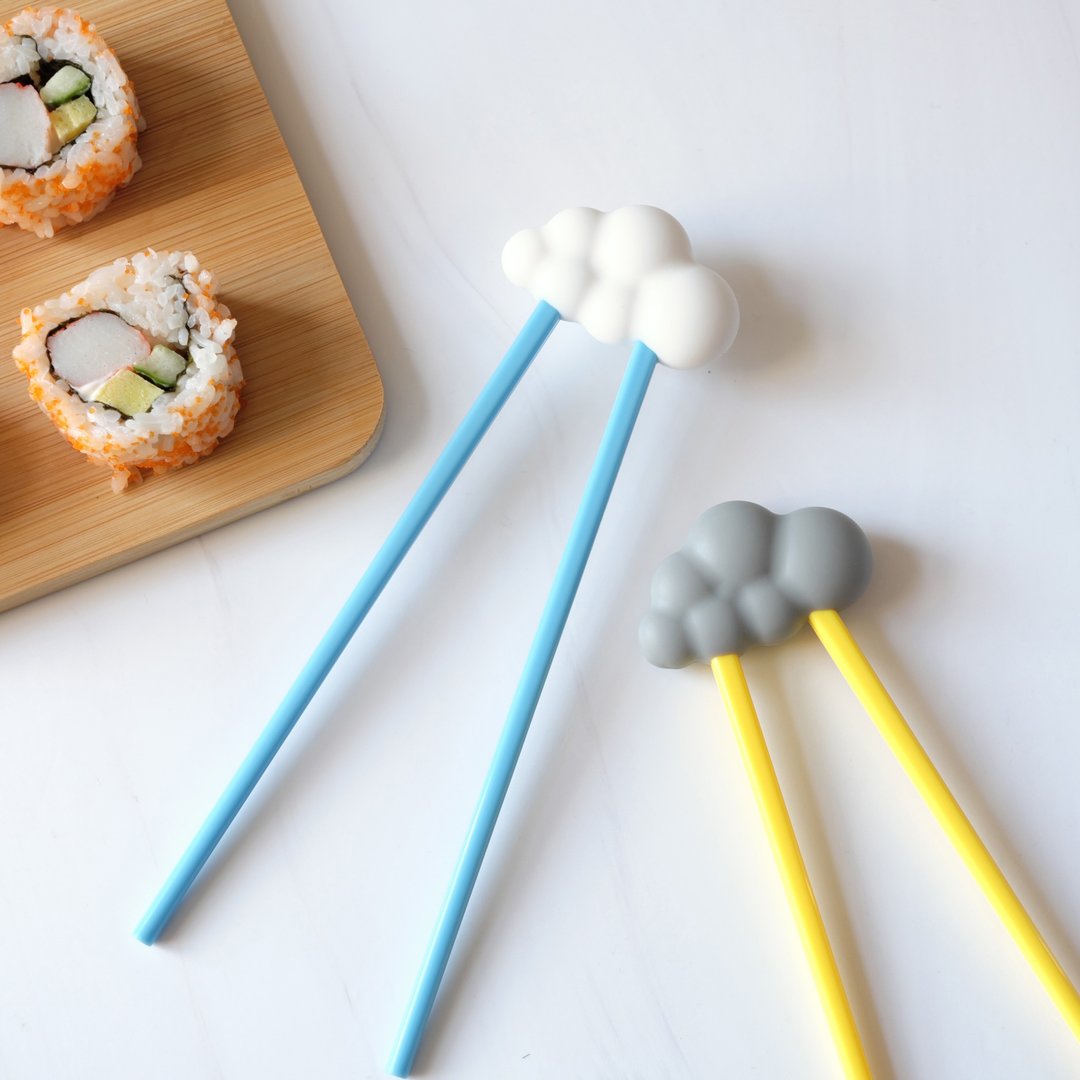 小云朵 - 筷子 乌云/白云 │ 儿童筷 / 野餐 / 餐具 - 筷子/筷架 - 塑料 多色