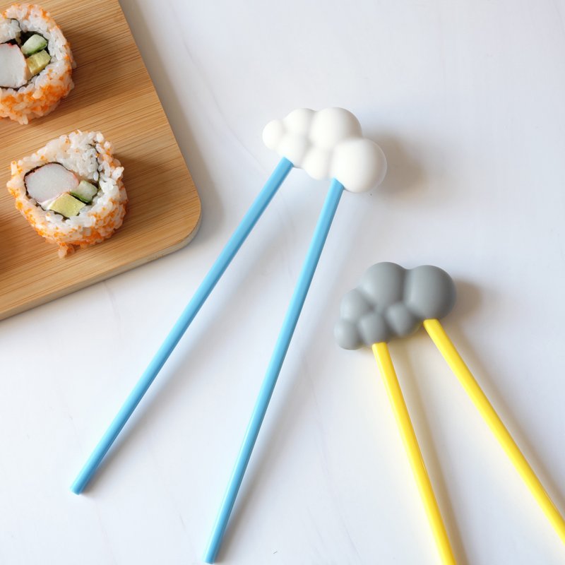 小云朵 - 筷子 乌云/白云 │ 儿童筷 / 野餐 / 餐具 - 筷子/筷架 - 塑料 多色