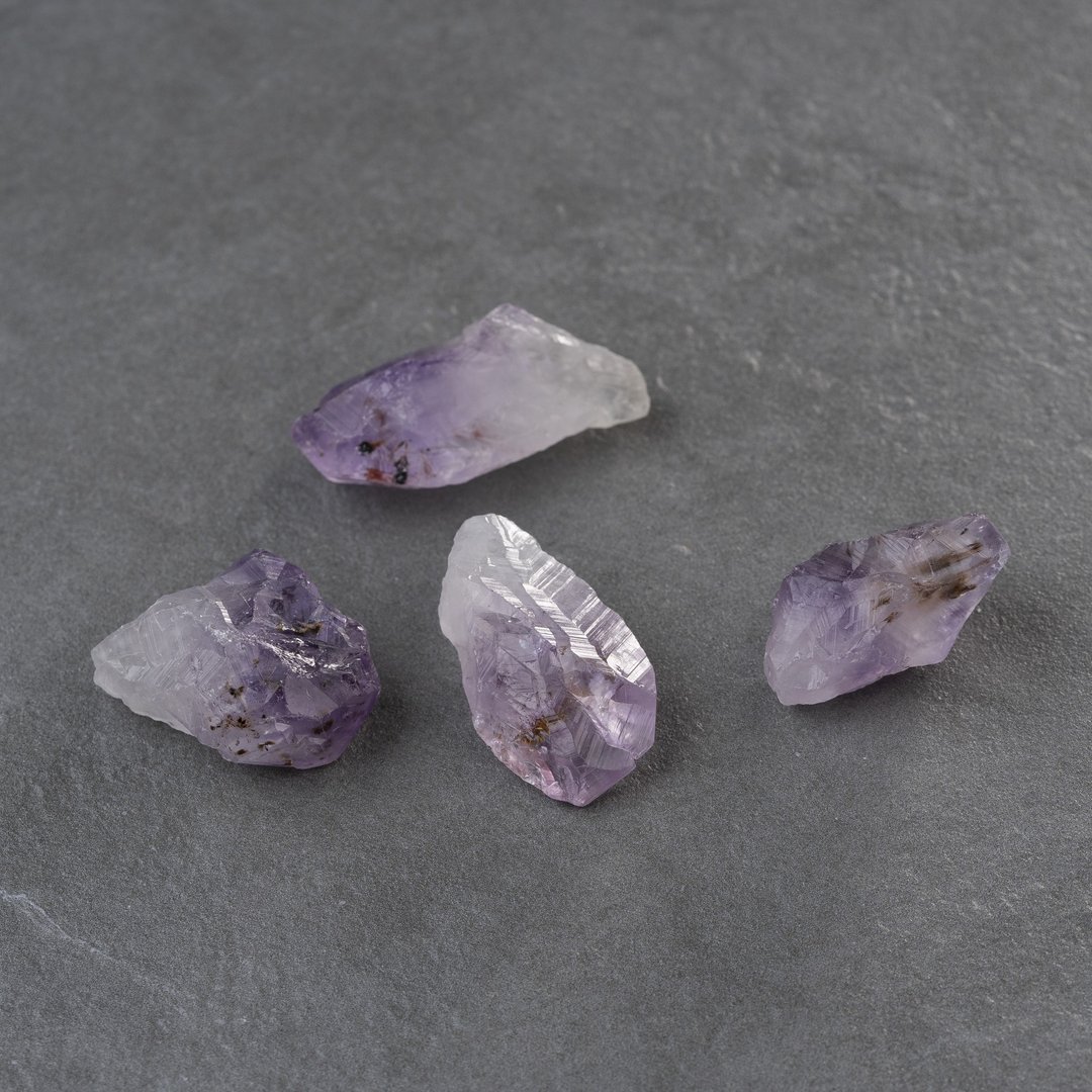 紫钛晶骨干水晶原矿 D37701 - 其他 - 水晶 紫色