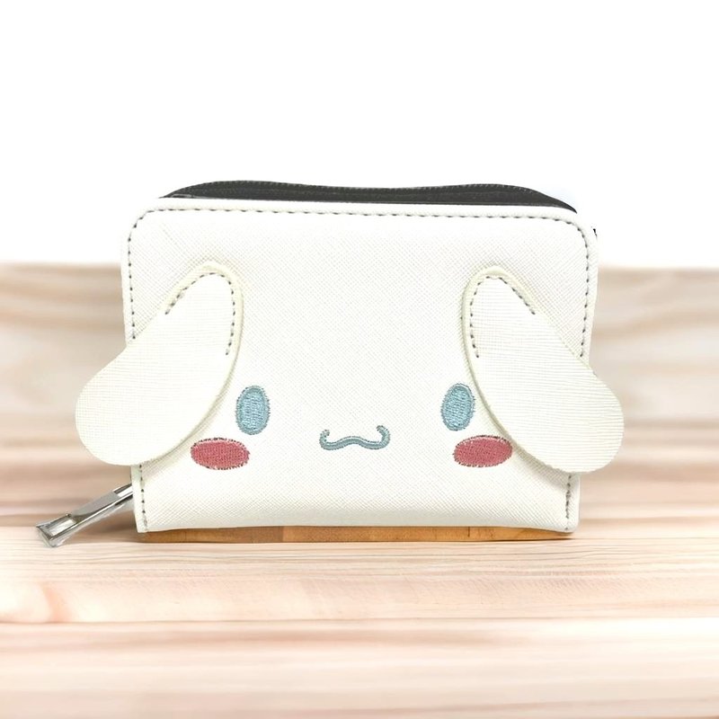 Cinnamoroll 大耳狗 x 酷乐村童趣造型短夹/钱包 三丽鸥正版授权 - 皮夹/钱包 - 人造皮革 白色
