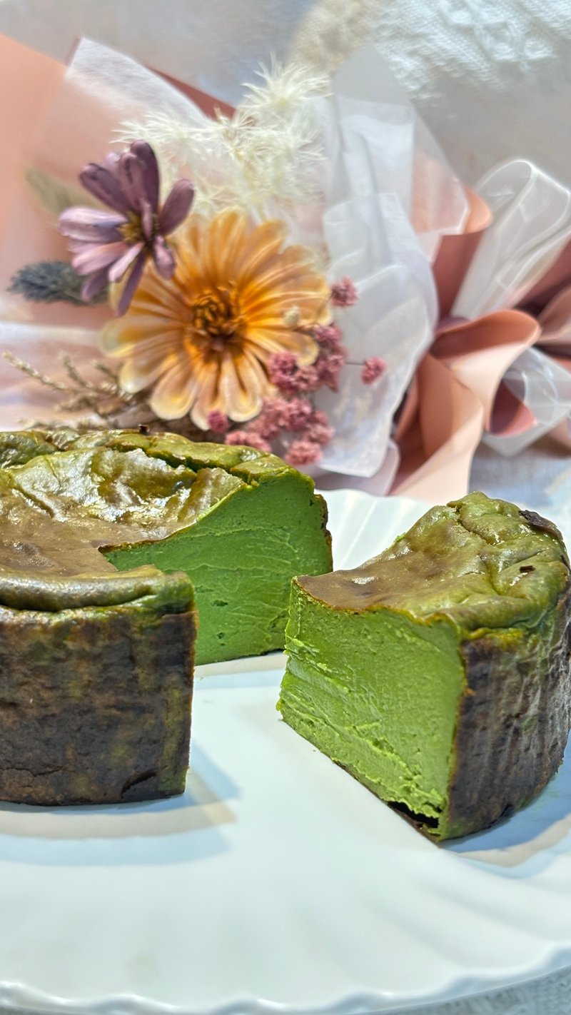 小山园抹茶北海道Luxe巴斯克奶酪蛋糕4寸 - 蛋糕/甜点 - 新鲜食材 绿色
