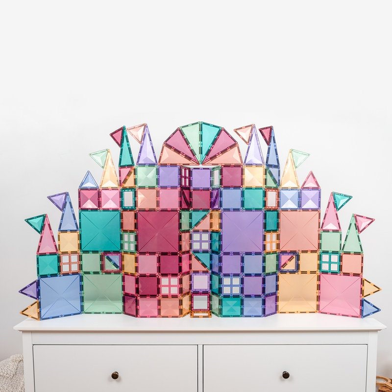 澳洲Connetix粉彩磁力积木-超级豪华组(202pc)  儿童玩具 - 玩具/玩偶 - 塑料 