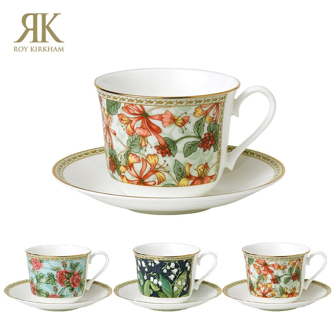 英国 RK经典Classic Collection 450ml金边骨瓷早餐杯盘组 - 其他杯子 - 瓷 多色