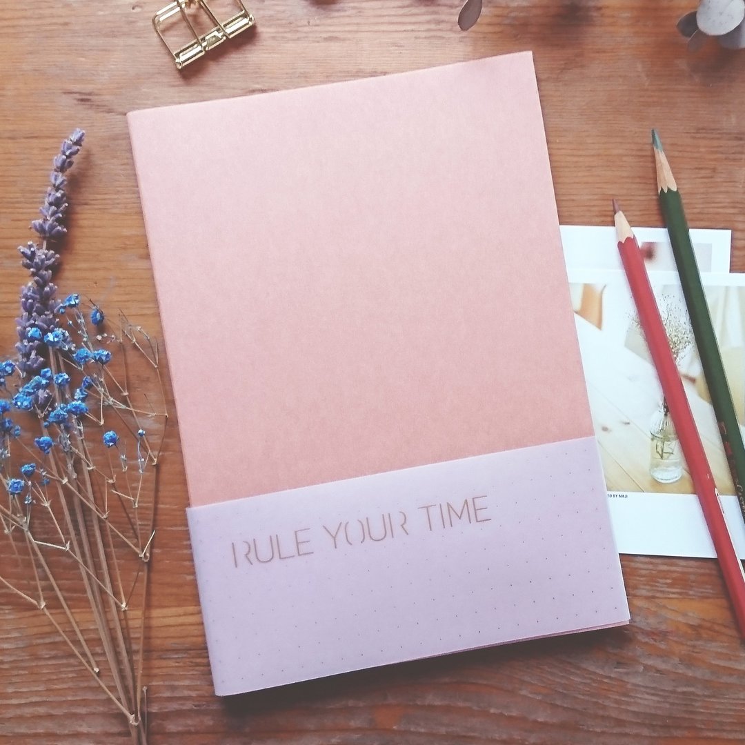 迪梦奇 Rule Your Time 页码笔记本 - 珊瑚 - 笔记本/手帐 - 纸 粉红色