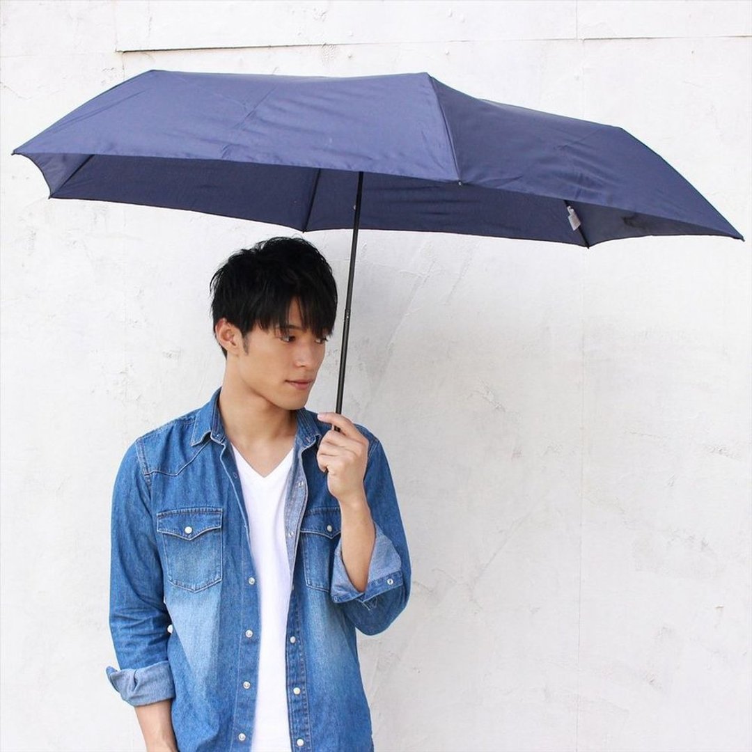 Nifty Colors -日本 Mini60 碳轻量迷你折叠雨伞 - 雨伞/雨衣 - 防水材质 黑色