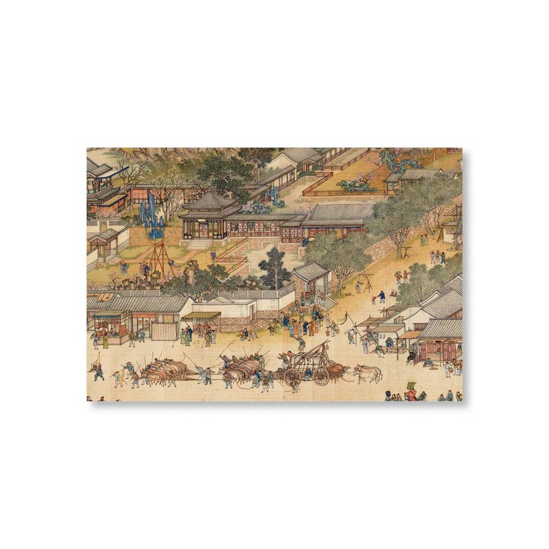 【明信片】清院本・清明上河图 秋千 - 卡片/明信片 - 纸 多色