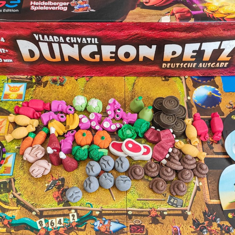 与棋盘游戏 Dungeon Petz全套兼容的豪华资源代币。 - 桌游/玩具 - 其他材质 