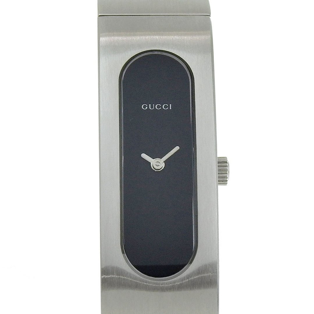 【日本直送】GUCCI 2400S 不锈钢 黑色 石英 指针式 黑色表盘 女仕腕表【二手】 - 女表 - 不锈钢 黑色