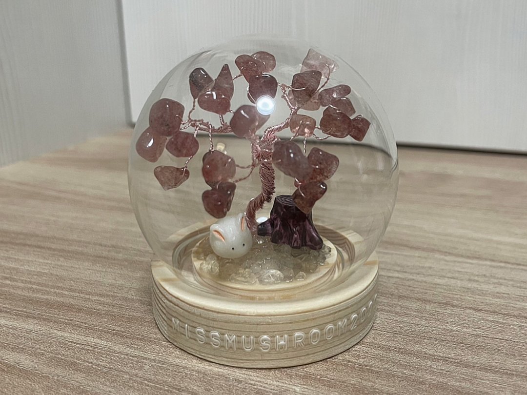 小兔子款现货 | 水晶树系列微景观水晶球 | 可爱 | 居家摆饰 - 摆饰 - 水晶 红色