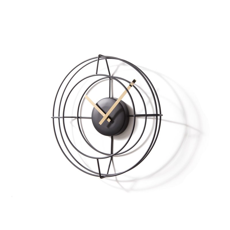 Kanari Skelock 光影时钟 雾黑色 - 时钟/闹钟 - 其他金属 黑色