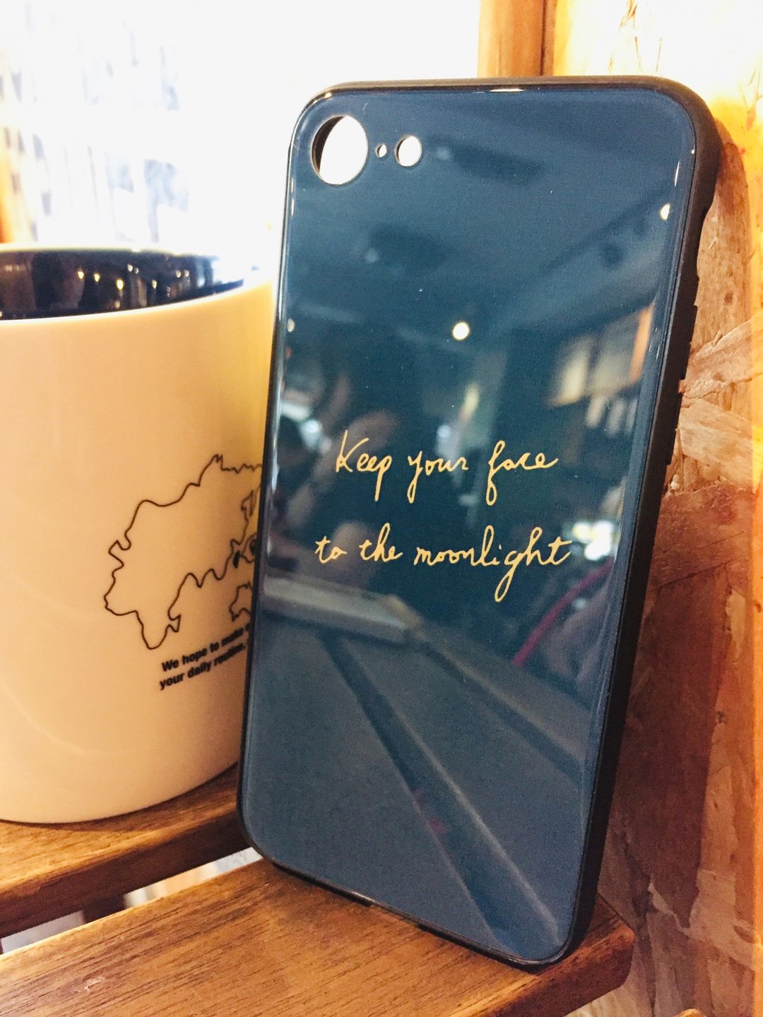 Keep your face to the moonlight 勇敢面对 手机壳 - 手机壳/手机套 - 塑料 蓝色