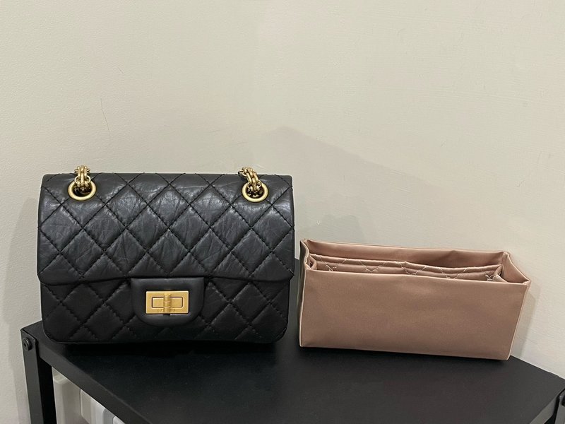 ibao 爱包乔莉包内袋 Chanel 2.55 Reissue /内胆包/包中包 - 化妆包/杂物包 - 防水材质 粉红色