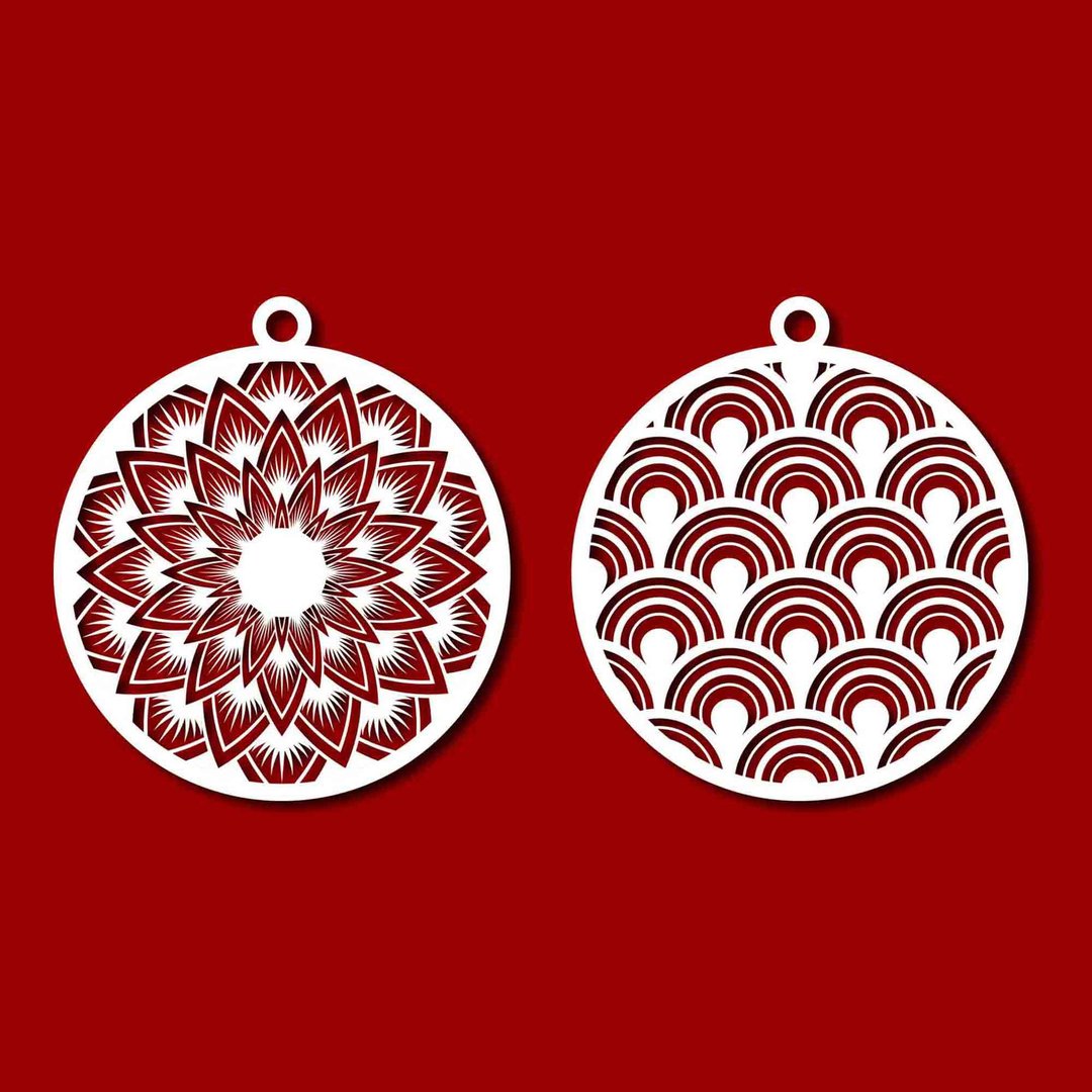Christmas balls svg, christmas balls pdf, christmas balls png, christmas balls - 图文模板设计 - 其他材质 