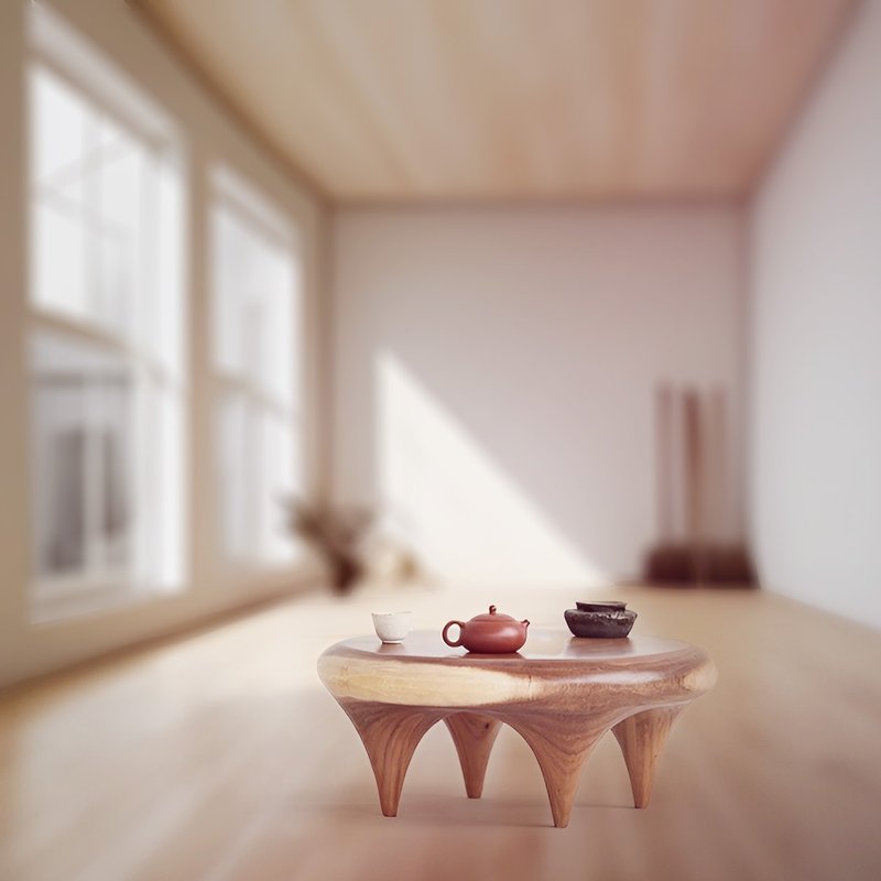 大正唯一 北美黑胡桃木 原木茶几小边桌 职人手作 296NT - 置物架/篮子 - 木头 咖啡色