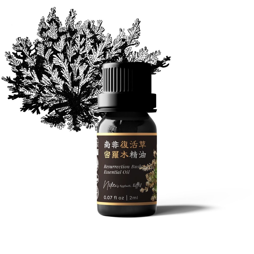 【卡佛香】南非复活草密罗木精油 - 香薰/精油/线香 - 玻璃 黑色