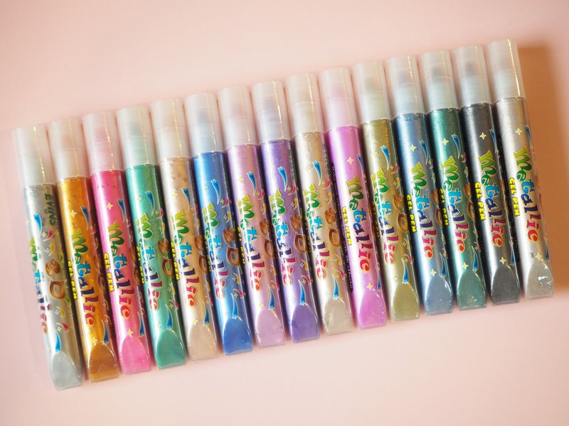 【爱玩色创意馆】3D金属色彩绘颜料15色组 手工艺DIY 生活创作 - 插画/绘画/写字 - 颜料 多色