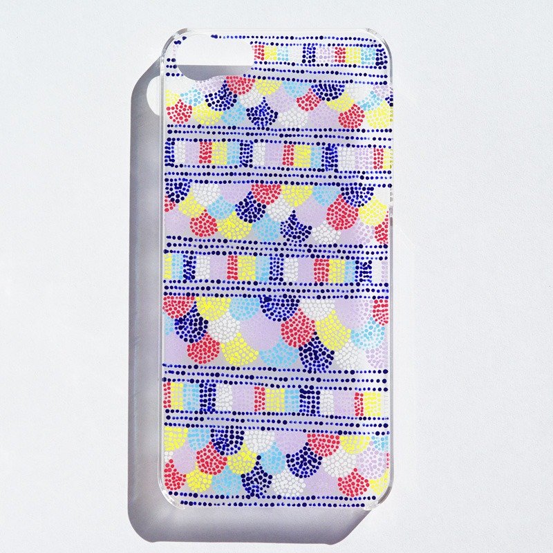 纯手绘手机壳 | 鱼鳞 - 手机壳/手机套 - 塑料 蓝色