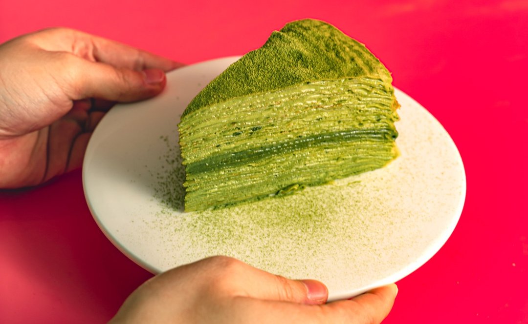 鹿儿岛抹茶千层蛋糕/可代写卡片 - 蛋糕/甜点 - 新鲜食材 绿色