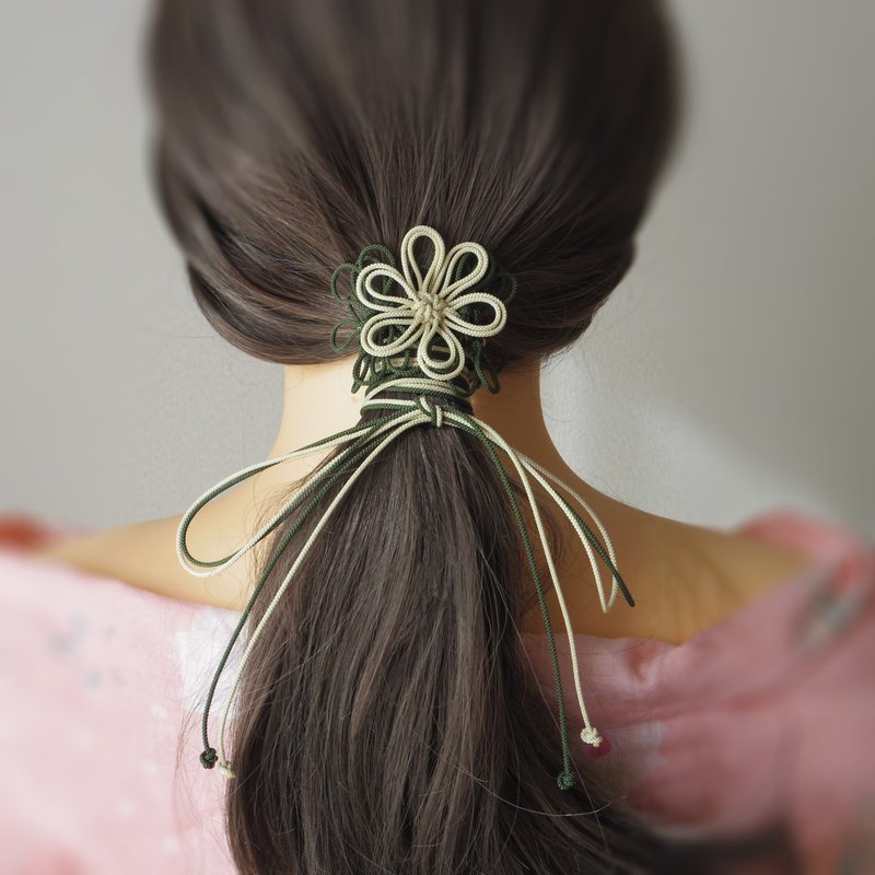 发带诗 - 发饰 - 聚酯纤维 绿色