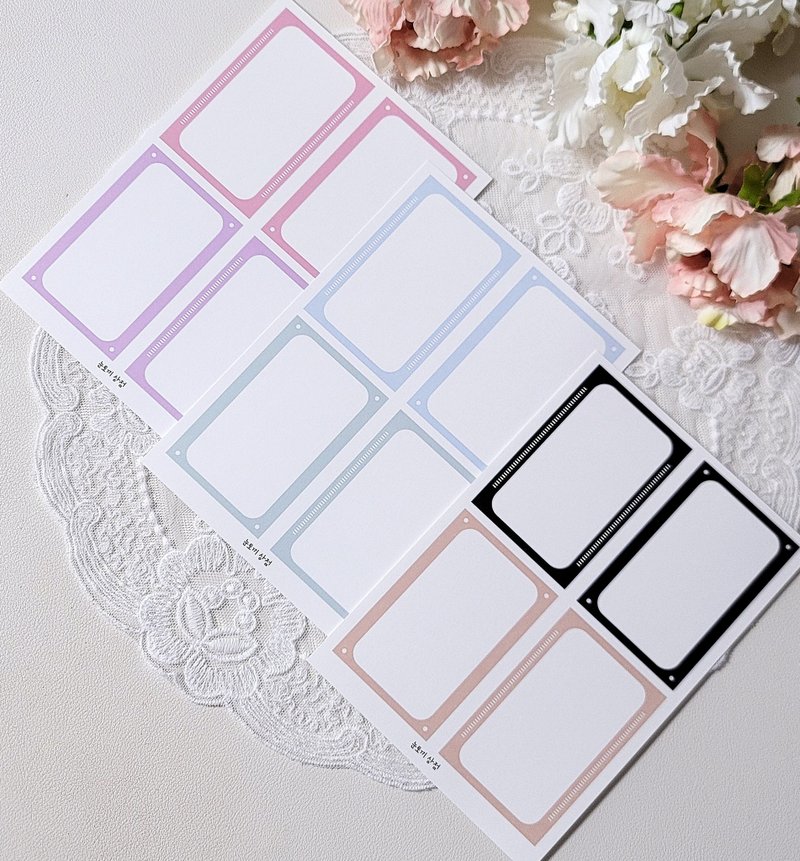 简约相框纸 - 贴纸 - 纸 