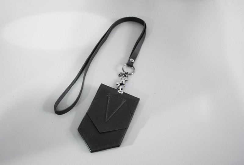 C+H几何切割悠游卡套、识别证件套 - 证件套/卡套 - 真皮 黑色